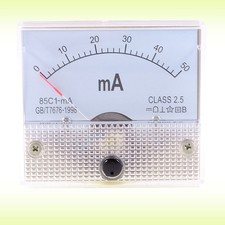85C1-mA 2.5 Accuracy DC 0-50mA