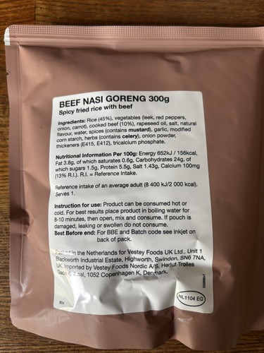 British army mod mre - mre, ration