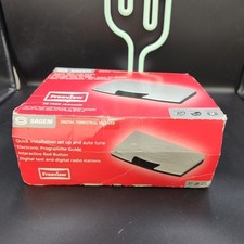 Sagem Freeview Digital Set Top Box – Boxed, Remote & Manual, Tested