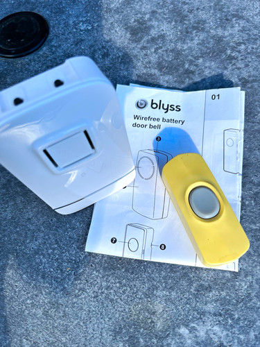 Wireless battery door chime - wireless,