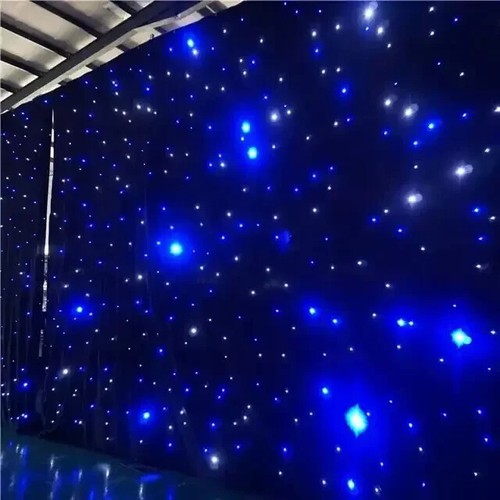 White blue led star - &,