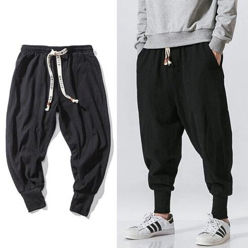 Men harem pants baggy - harem, leg