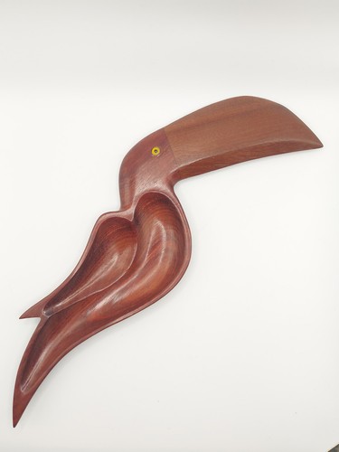 Vintage wooden toucan - toucan, trinket