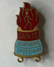 1972-78 Scunthorpe speedway The Saints Enamel Badge 41 x 21 mm 