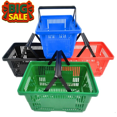 New plastic shopping basket - plastic,