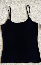 💖💘Primark Ladies Women Stretch Cami Vest Nude Black Strap Top Size 4-24 💖💘