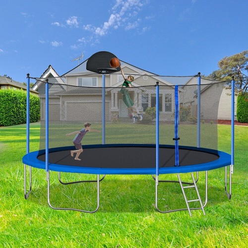 14ft trampoline with safety - trampoline,