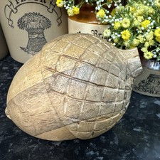 Rustic country kitchen Wooden Acorn Ornament figure, book shelf, desk door stop