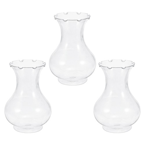 Clear bulb vases pack - vases,, 3