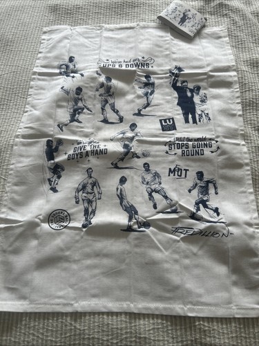 Leeds united tea towel 1972 - towel,