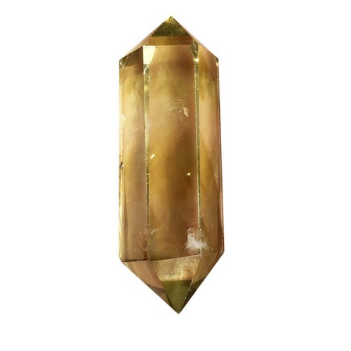 Natural citrine quartz - quartz, double