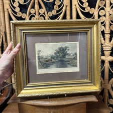 Vintage Framed Stisted Hall &