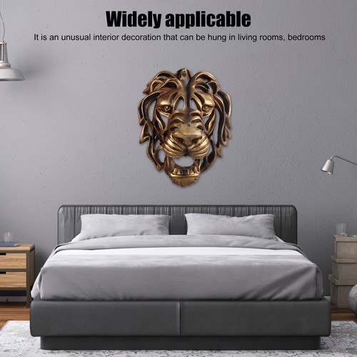 Lion head art wall - wall, decor