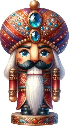 Christmas nutcracker wall art - christmas,