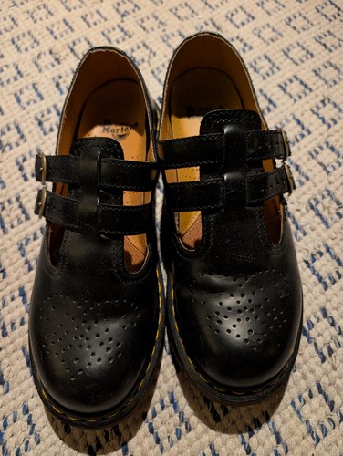 Martens black leather mary - dr.,