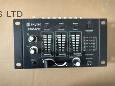 Skytec STM-2211 4 Channel Mixing Table Dj Disco Music Home Dj 