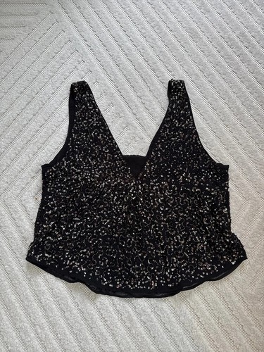 Sequin sparkly cami top