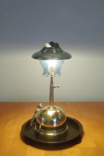 Tilley style table - table, lantern