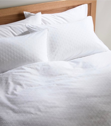 Pure cotton pom edge - pure,