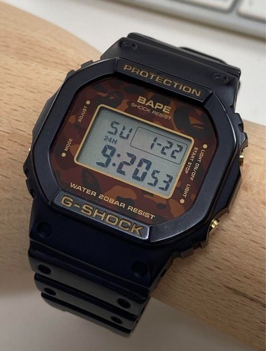 Casio shock bathing ape - x,