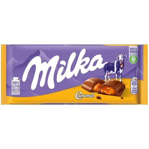 Milka caramel 100g pack - 5,
