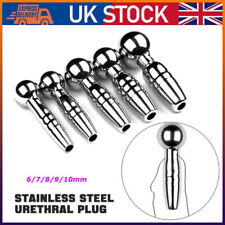 Stainless Steel Male Penis Urethral Plug Dilator Sounds Cathe Hollow Spiral Tube