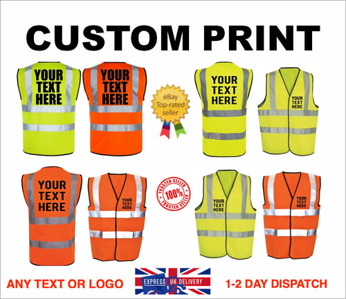 Personalised vis vest - personalised, hi