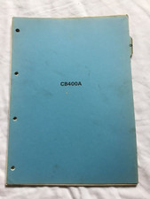 HONDA CB400A GENUINE ORIGINAL BLUE FACTORY WORKSHOP MANUAL