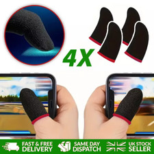 4 PCS Mobile Gaming Thumb Sleeves for Gaming PUBG, COD & More | Finger Sleeves