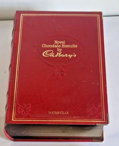Vintage tin novel - tin, chocolate
