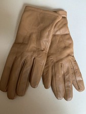 M&S tan soft leather gloves - Size M - Brand new without tags