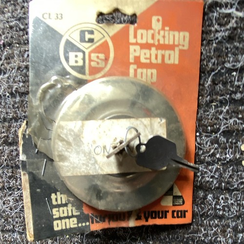 Vintage locking petrol cap - locking,