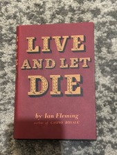 Live and Let Die, Ian Fleming, 1st Edition 4th Impression, 1958, Jonathan Cape