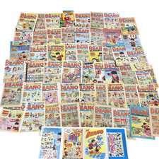 Vintage Beano Comic Bundle 60 Issues 1980s 1990s Dennis the Menace Comics Used