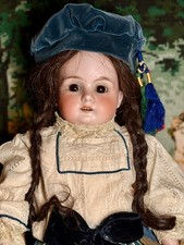 ANTIQUE Bisque Head Doll 55 cm
