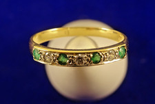 Vintage Slim 9ct Gold 7 Stone