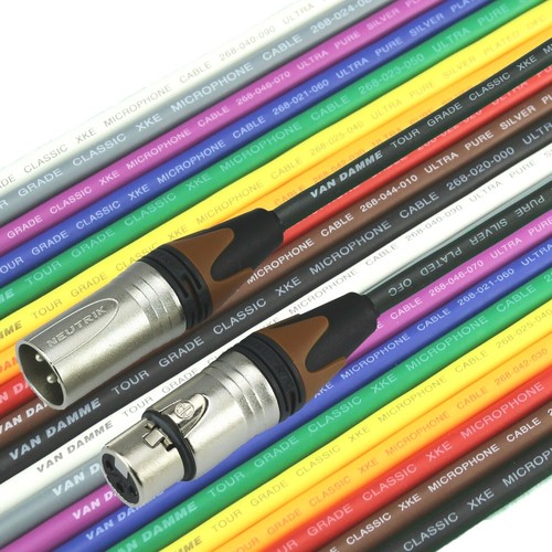 Van damme mic - cable, brown