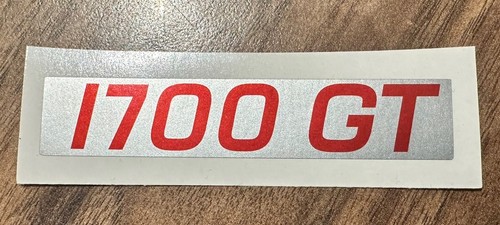 Rocker cover label 1700gt - cover,