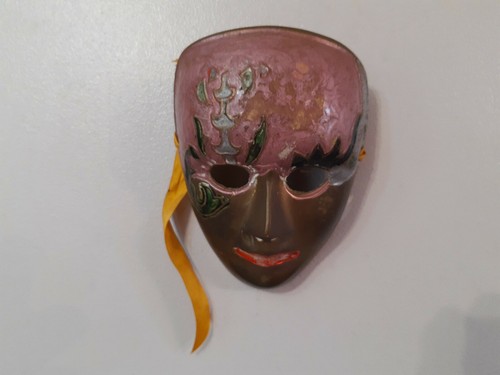 Vintage wall hanging face - wall, mask