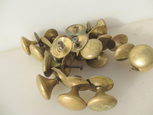 Vintage brass cabinet - cabinet, knob