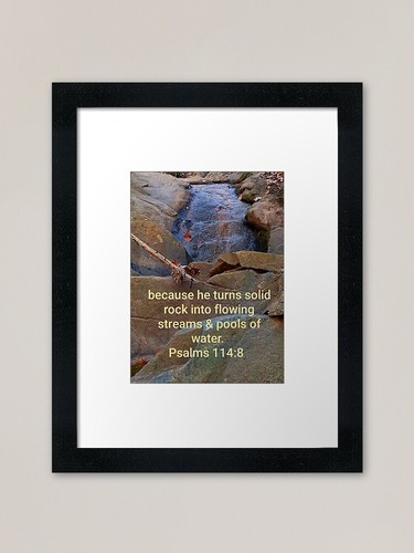 Rocky stream framed - rocky,