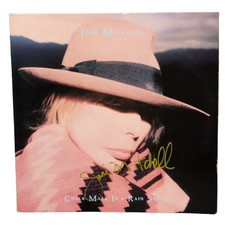 Joni Mitchell signed lp Chalk