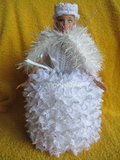HAND KNITTED SNOW QUEEN DOLL