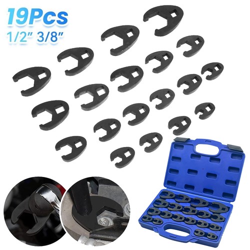 19x crow foot spanner set - foot,