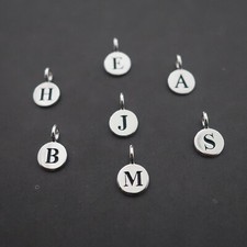 925 Sterling Silver Initial