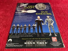 PAD59 BAN DAI MODELS ADVERT 12X9 STAR TREK FIRST CONTACT