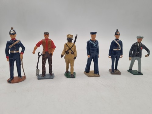 Vintage lead toy figures mixed - lead,