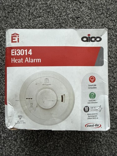 Aico heat alarm ei3014 mains - aico,