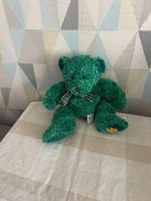 9" RUSS BERRIE FERGUSON Green Teddy Bear