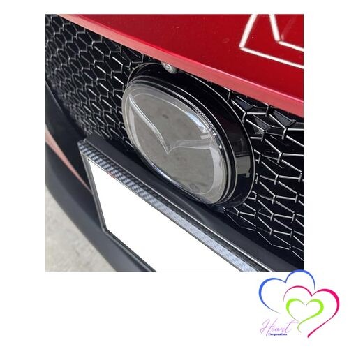 Mazda3 fastback emblem smoked - emblem,